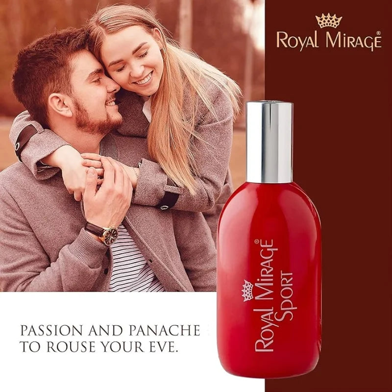 Royal Mirage Sport cologne packaging