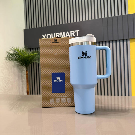 Stanley 40 Oz Stainless Steel Tumbler | Leak-Proof Vacuum Insulated Travel Mug | Hot & Cold