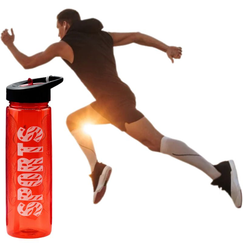 Stylish Water Sport Bottle 1000ml with Straw | Leakproof BPA-Free Hydration Bottle for School, Gym & Travel