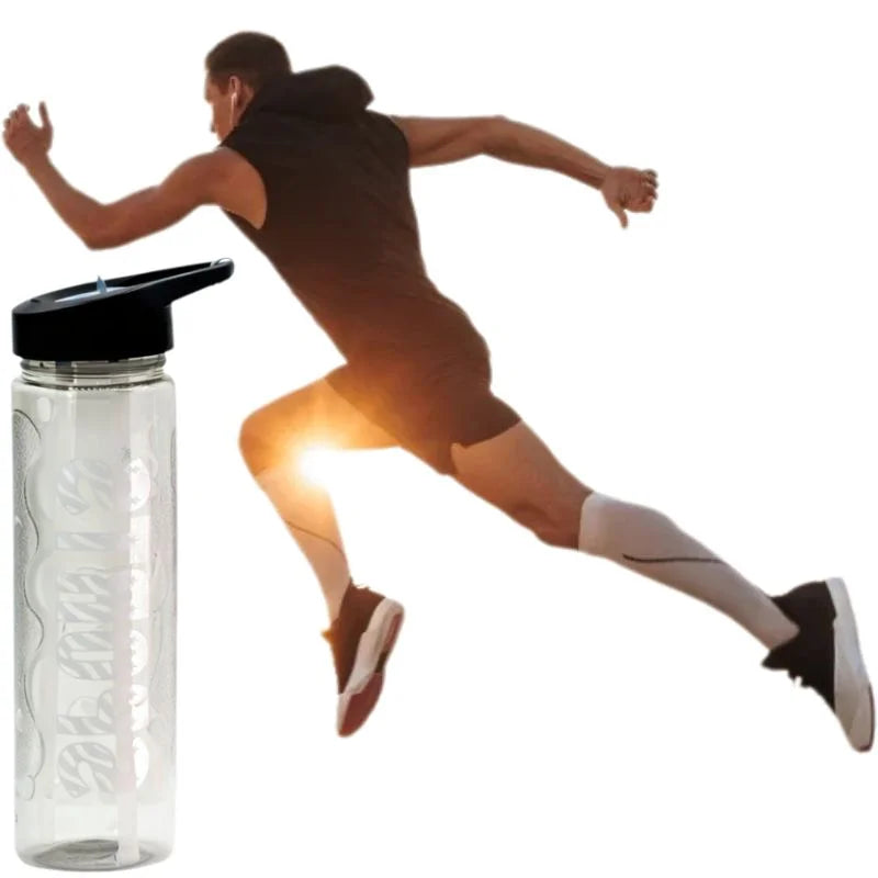 Stylish Water Sport Bottle 1000ml with Straw | Leakproof BPA-Free Hydration Bottle for School, Gym & Travel