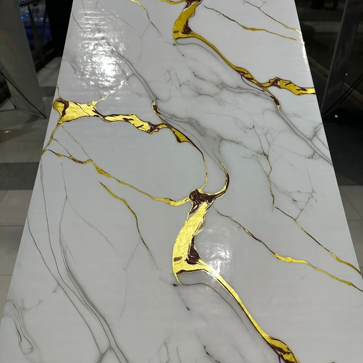 Marble Sheet Sticker | Waterproof Self-Adhesive PVC Wallpaper for Furniture Walls