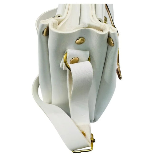 Elegant Cat Handle Handbag for Girls & Ladies | Stylish Shoulder & Crossbody Bag with Gold Accents | Adjustable Strap