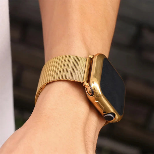 Apple Watch Milanese Magnetic Loop Strap | Stainless Steel Band | 42mm / 44mm / 45mm