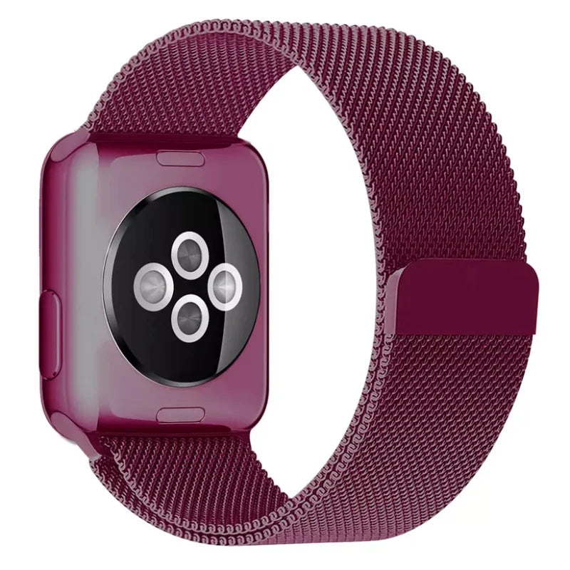 Apple Watch Milanese Magnetic Loop Strap | Stainless Steel Band | 42mm / 44mm / 45mm