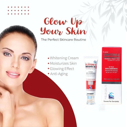 Eventone-C Skin Brightening Cream with L-Glutathione & Vitamin C for Radiant, Even-Toned Skin