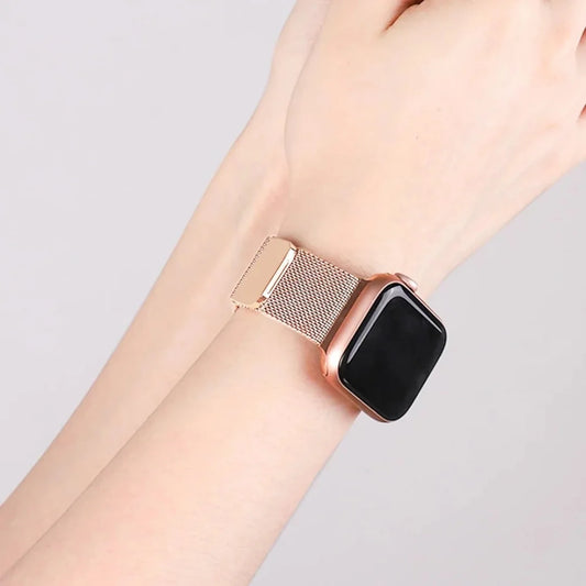 Apple Watch Milanese Magnetic Loop Strap | Stainless Steel Band | 42mm / 44mm / 45mm