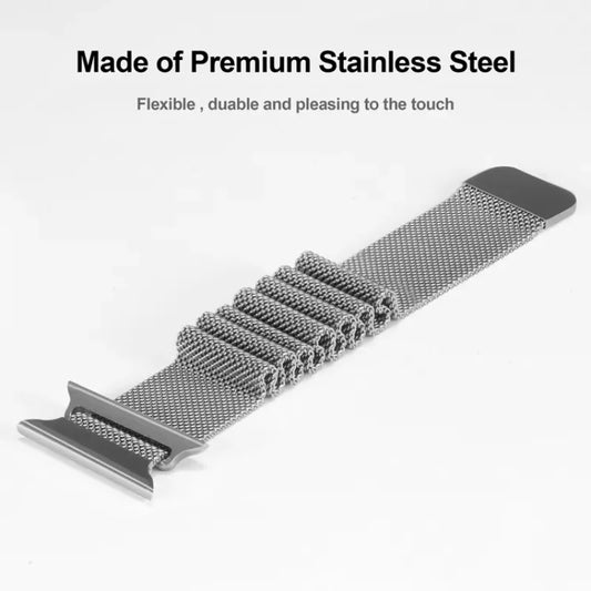 Apple Watch Milanese Magnetic Loop Strap | Stainless Steel Band | 42mm / 44mm / 45mm