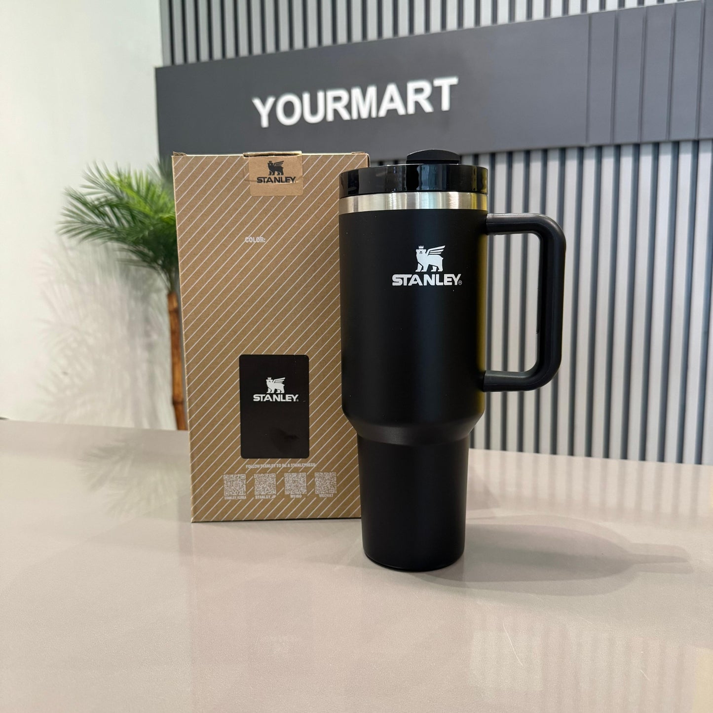 Stanley 40 Oz Stainless Steel Tumbler | Leak-Proof Vacuum Insulated Travel Mug | Hot & Cold