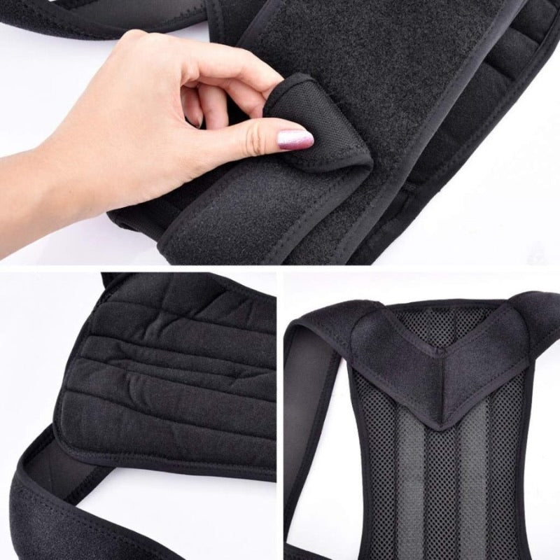 Back Pain Relief Posture Corrector Belt | Adjustable Support for Spine, Shoulder & Lumbar Alignment