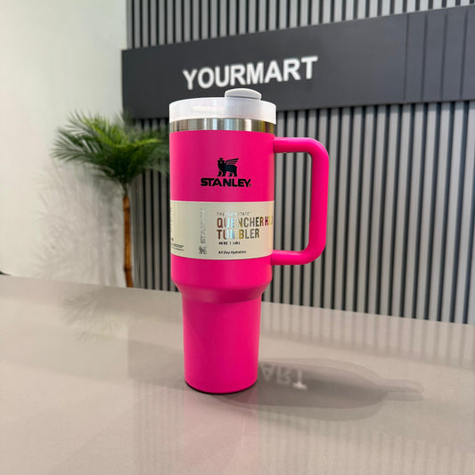 Stanley 40 Oz Stainless Steel Tumbler | Leak-Proof Vacuum Insulated Travel Mug | Hot & Cold