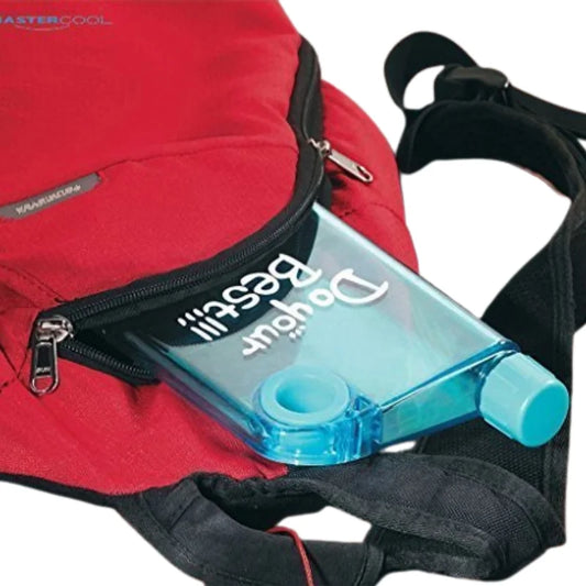 Ultra Slim Notebook Style Water Bottle 380ml | Portable Memo Bottle for Travel, School & Office