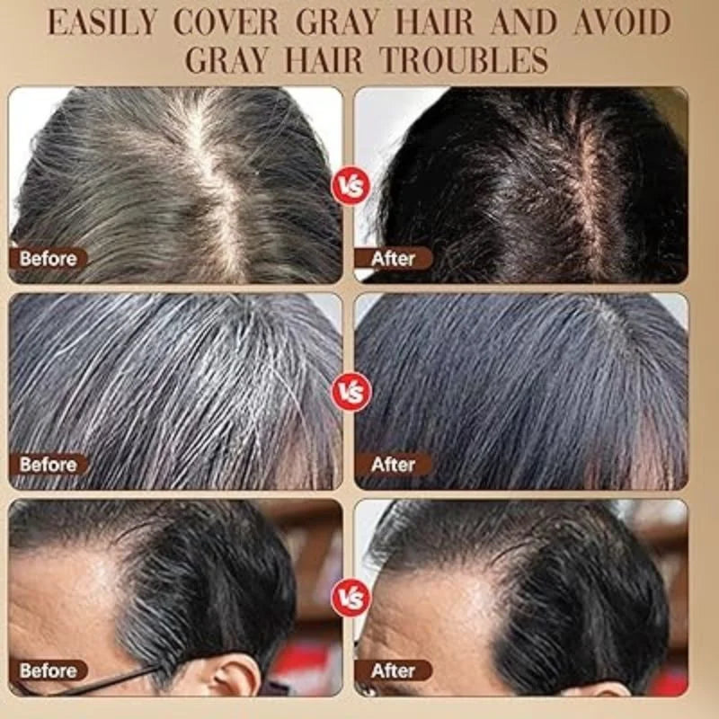 Temporary Hair Color Stick | Long-Lasting Gray Coverage Hair Touch-Up Wand (20g)