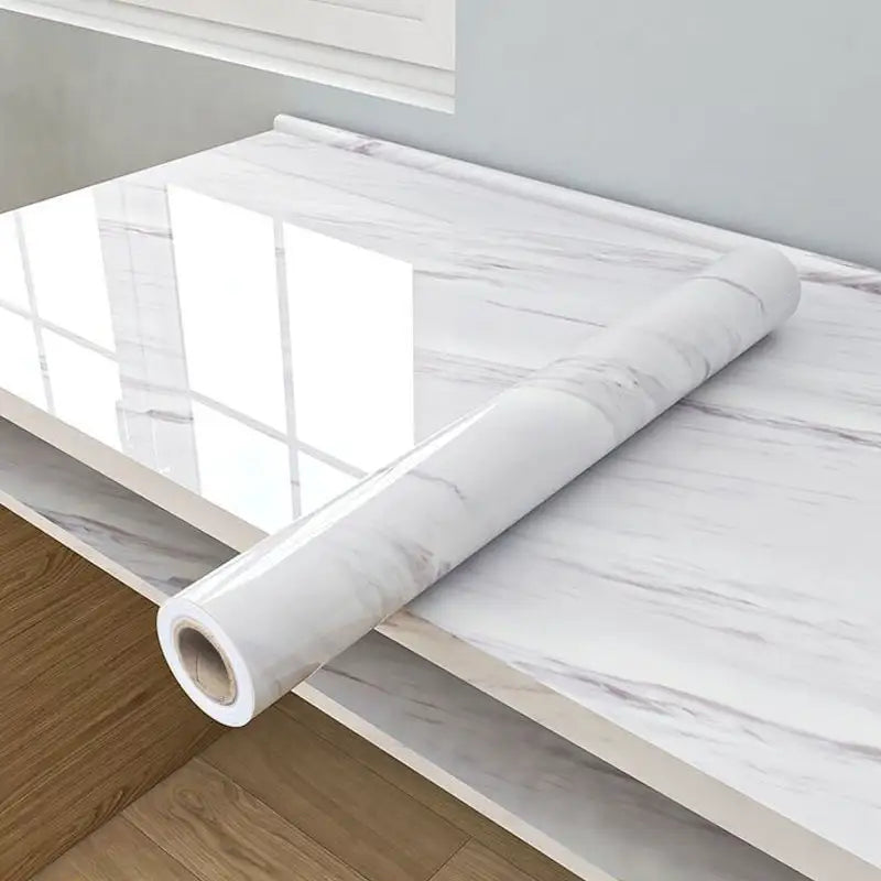 Marble Sheet Sticker | Waterproof Self-Adhesive PVC Wallpaper for Furniture Walls