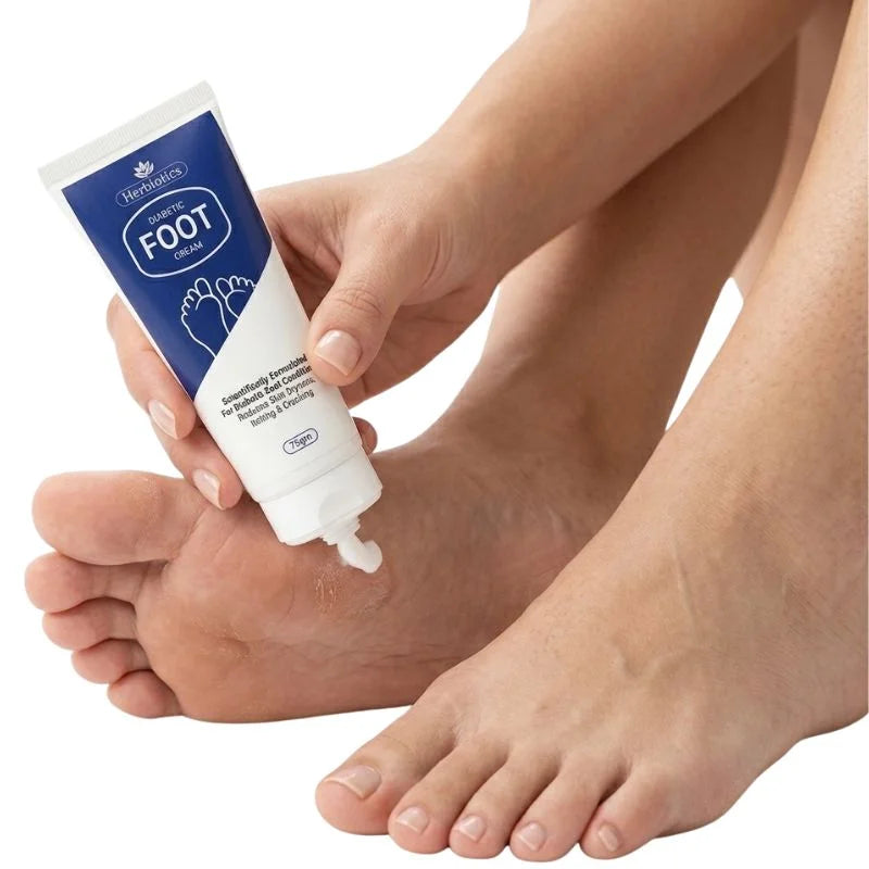 Herbiotics Oxipro Diabetic Foot Cream  | Intensive Moisturizing Cream for Dry, Cracked & Itchy Feet | 75g