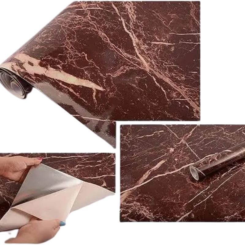 Marble Sheet Sticker | Waterproof Self-Adhesive PVC Wallpaper for Furniture Walls