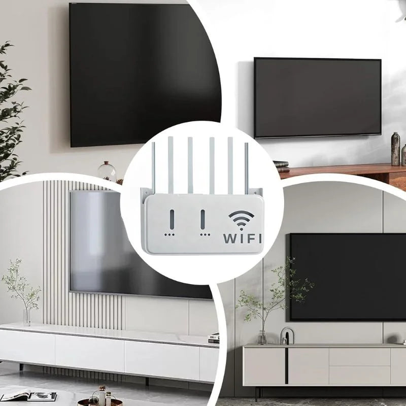 WiFi Router Storage Box & Wall Mount Shelf | Universal Cable Organizer | Space-Saving Holder for Modem, Set-Top Box & Smart Devices | Home & Office Use