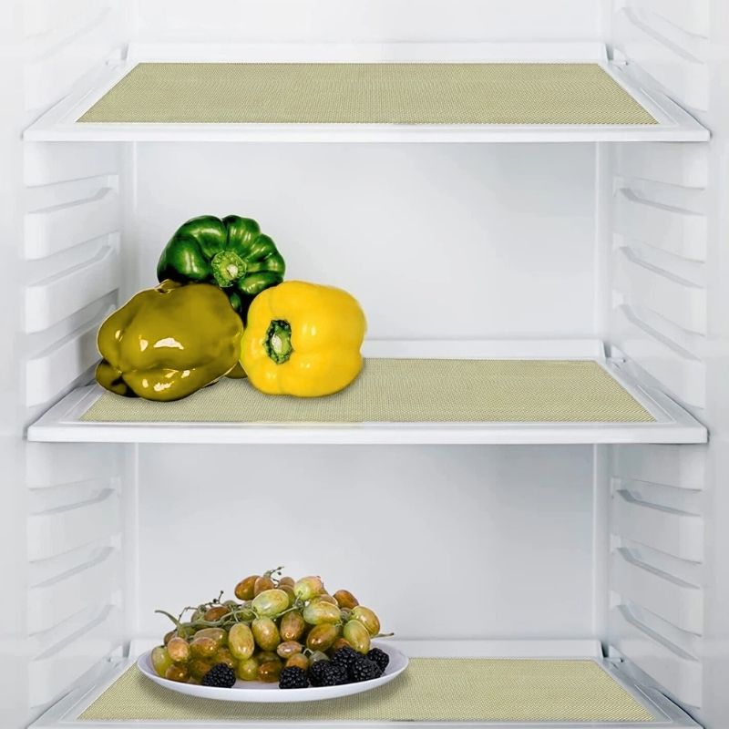 Anti-Slip Fridge & Shelf Mat | Waterproof Washable Liner for Kitchen Drawers & Cabinets