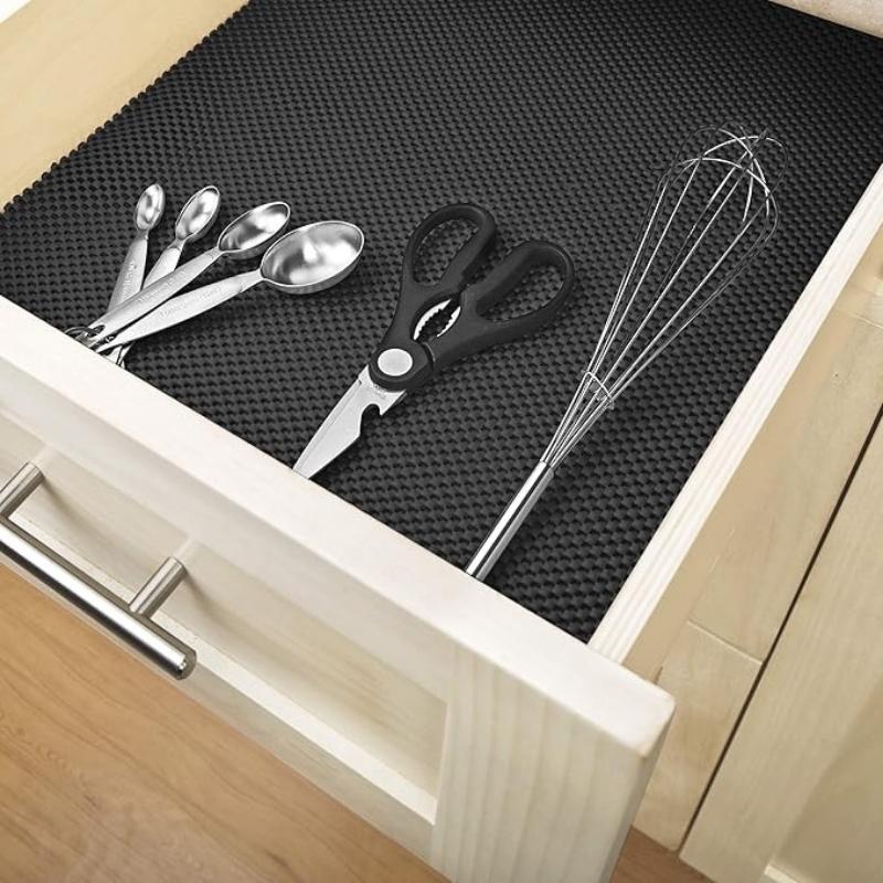Anti-Slip Fridge & Shelf Mat | Waterproof Washable Liner for Kitchen Drawers & Cabinets