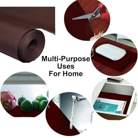 Anti-Slip Fridge & Shelf Mat | Waterproof Washable Liner for Kitchen Drawers & Cabinets