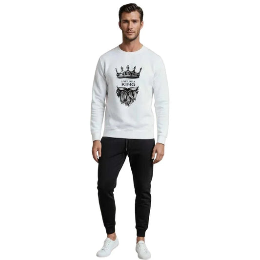 KING Printed Tracksuit Sweatshirt & Trouser | Warm & Comfortable Winter Wear