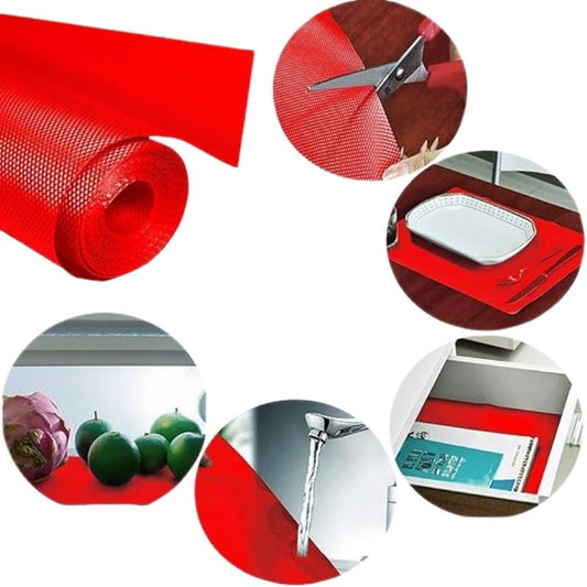 Anti-Slip Fridge & Shelf Mat | Waterproof Washable Liner for Kitchen Drawers & Cabinets
