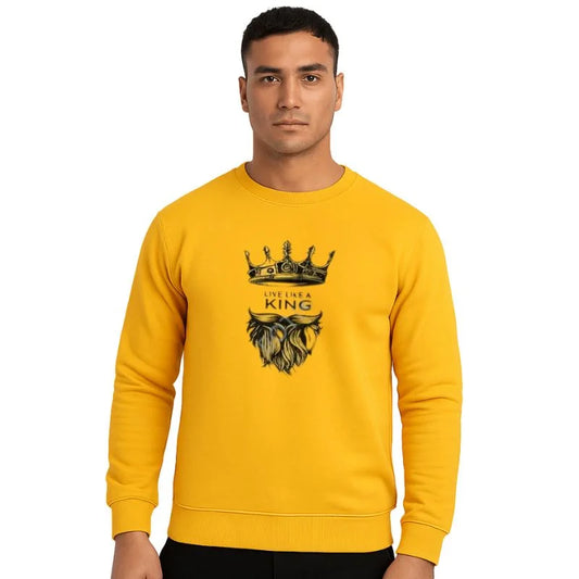 KING Printed Tracksuit Sweatshirt & Trouser | Warm & Comfortable Winter Wear