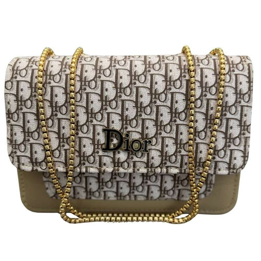 Dior Oblique Canvas & Leather Flap Clutch | Luxury Designer Handbag for Women