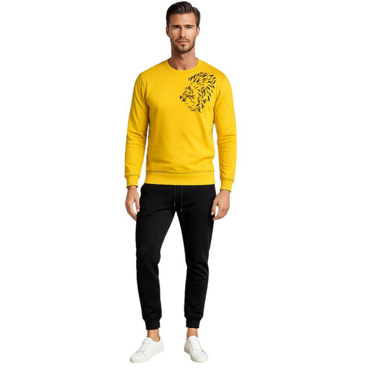LION Printed Tracksuit Sweatshirt & Trouser | Warm & Comfortable Winter Wear