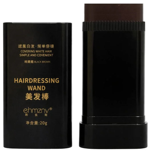 Temporary Hair Color Stick | Long-Lasting Gray Coverage Hair Touch-Up Wand (20g)