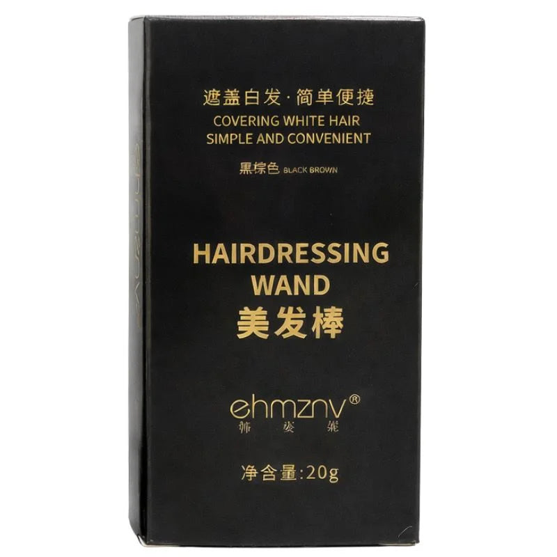 Temporary Hair Color Stick | Long-Lasting Gray Coverage Hair Touch-Up Wand (20g)