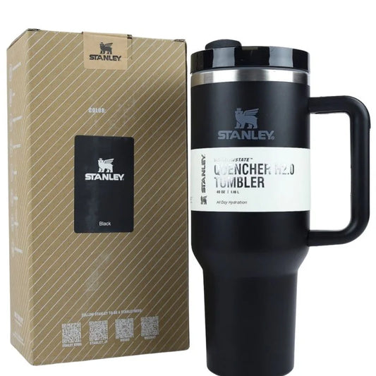 Stanley 40 Oz Stainless Steel Tumbler | Leak-Proof Vacuum Insulated Travel Mug | Hot & Cold