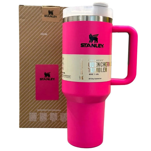 Stanley 40 Oz Stainless Steel Tumbler | Leak-Proof Vacuum Insulated Travel Mug | Hot & Cold