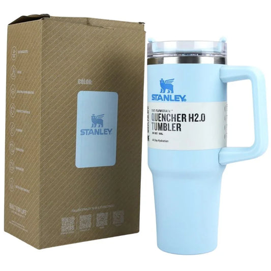Stanley 40 Oz Stainless Steel Tumbler | Leak-Proof Vacuum Insulated Travel Mug | Hot & Cold