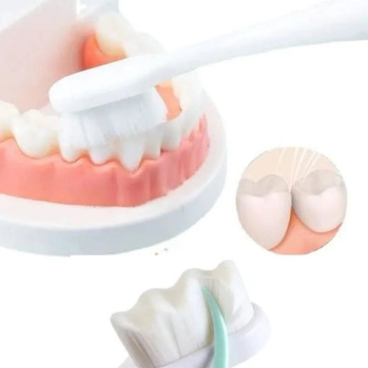 Nano Toothbrush with Travel Case | Ultra Soft Micro-Nano Bristles | For Sensitive Gums, Adults & Kids