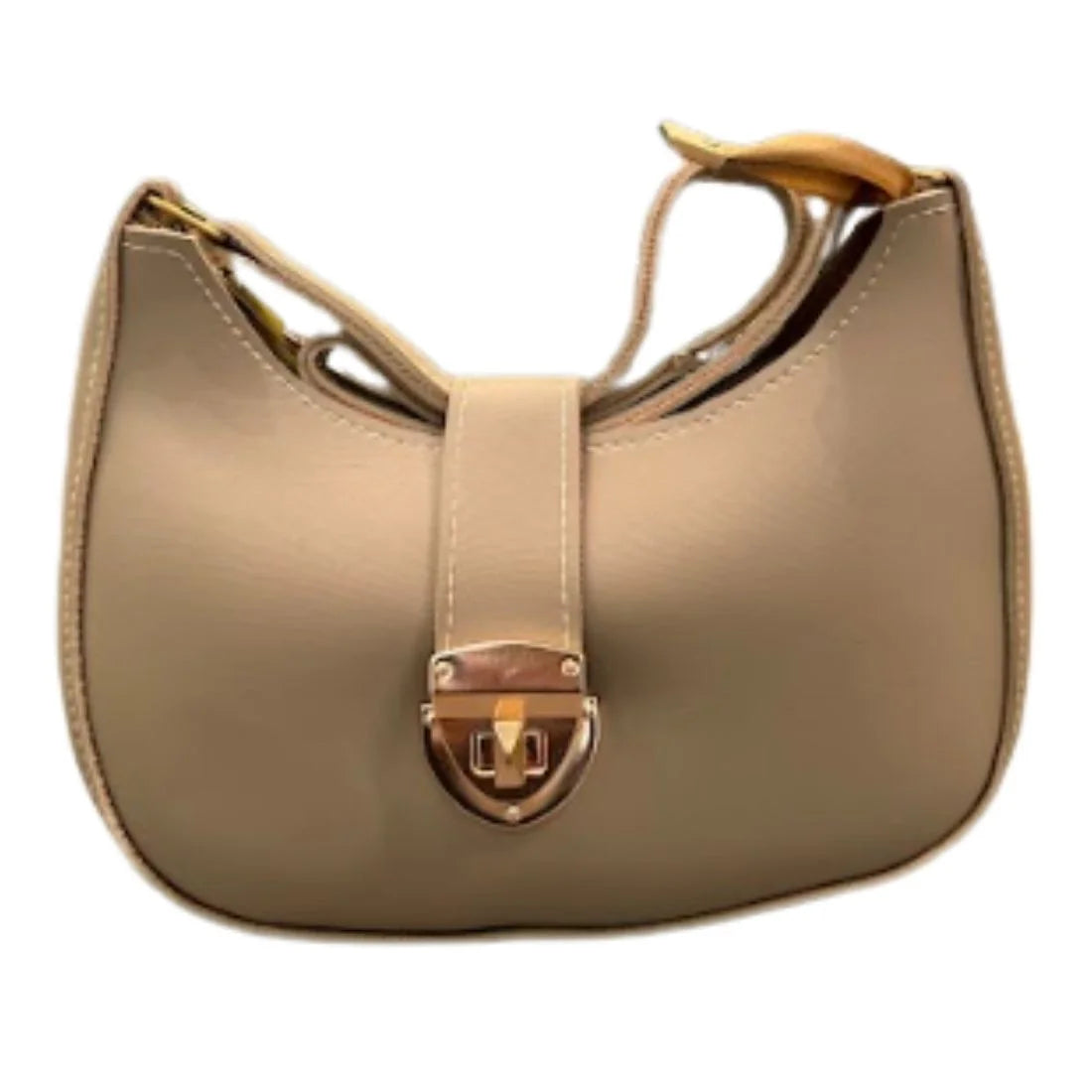 Crescent Leather Luxury Shoulder Bag for Women