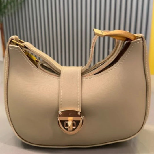 Crescent Leather Luxury Shoulder Bag for Women