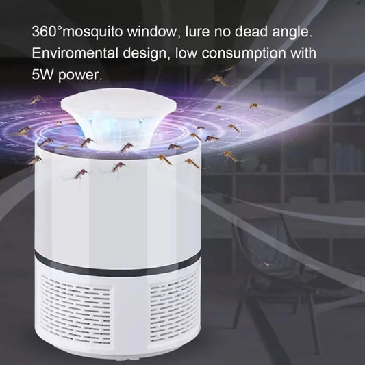 USB Mosquito Trap Lamp | UV LED Insect Killer with Suction Fan | Chemical-Free Fly & Bug Repellent