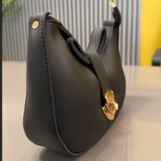 Crescent Leather Luxury Shoulder Bag for Women