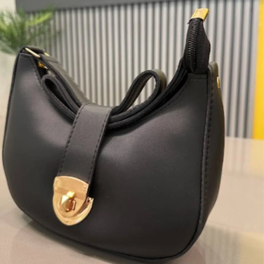 Crescent Leather Luxury Shoulder Bag for Women