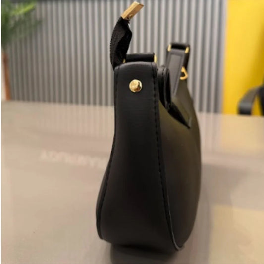 Crescent Leather Luxury Shoulder Bag for Women