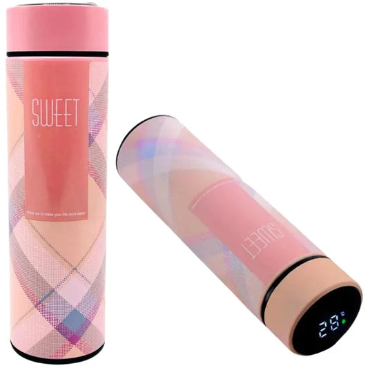 LED Temperature Display Water Bottle | Smart Stainless Steel Vacuum 500ml Flask