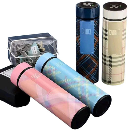 LED Temperature Display Water Bottle | Smart Stainless Steel Vacuum 500ml Flask