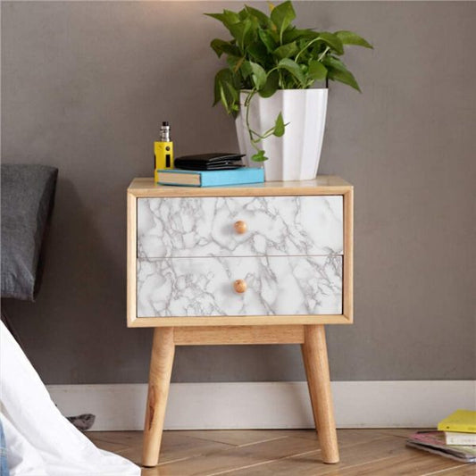 Marble Sheet Sticker | Waterproof Self-Adhesive PVC Wallpaper for Furniture Walls