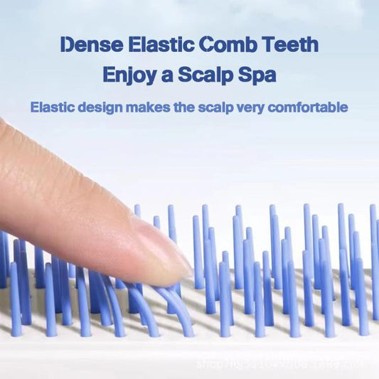 Self-Cleaning Hair Brush & Telescopic Comb | Detangling Brush with One-Pull Cleaning Mechanism | Random Color