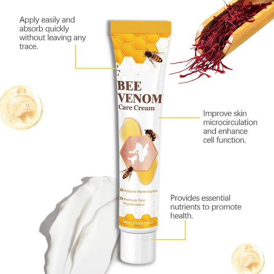 Vitigo Bee Venom Treatment Cream | Natural Skin Repair Hydration Relief Anti-Irritation