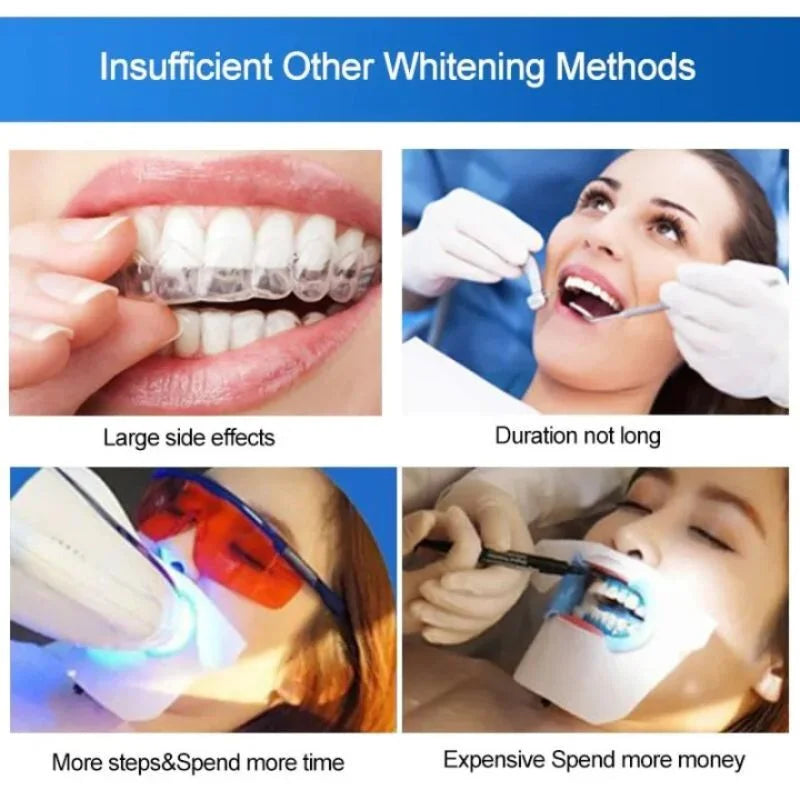 Gegemoon Teeth Whitening Strips | Professional Whitening Kit | Enamel Safe | Deep Stain Removal | Mint Flavor | 7 Pairs