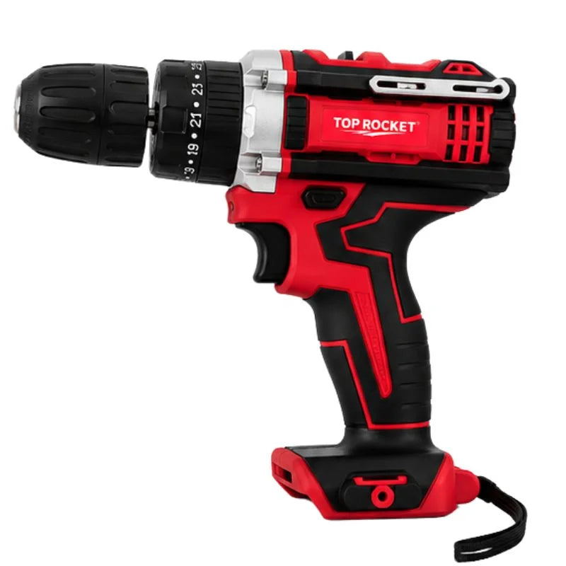 TOP ROCKET Cordless Rechargeable Drill Machine Kit |   48V  Double Batteries | 3-in-1 Drill, Screwdriver & Impact Driver | Variable Speed Power Tool Set with Carry Case
